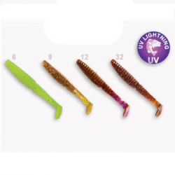 Силиконовая приманка Crazy Fish Scalp Minnow 4" 18-100-M61-6 кальмар цв. MIX61