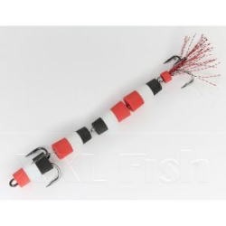 Приманка Мандула "Флажок" XXL Fish Модель №140 цв. КрасноБелоЧерный