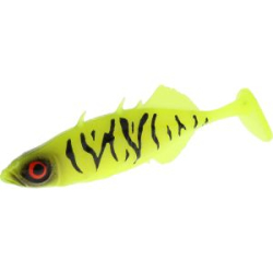 Силиконовая приманка Mikado Real Fish Stickleback 5cm цвет FLUO TIGER (5шт.) (PMRFS-5-FLT)