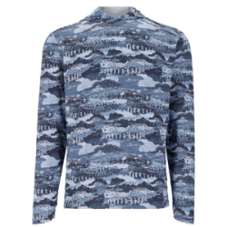 Термофутболка Simms Bugstopper Solarflex Hoody, Shroud Selvedge, M