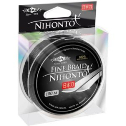 Плетеный шнур Mikado Nihonto Fine Braid Black 100м 0,30мм - 29,60кг