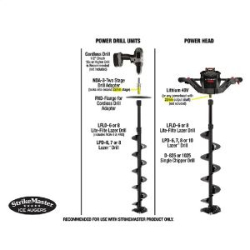 Стальной Шнек StrikeMaster Lazer со сферическими ножами 150 мм (ICE-MM0144)