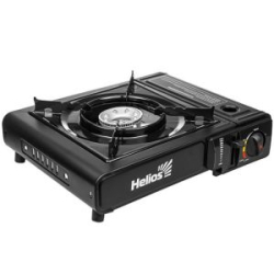 Плита газовая портативная в кейсе с переходником Helios (HS-BDZ-155-B)