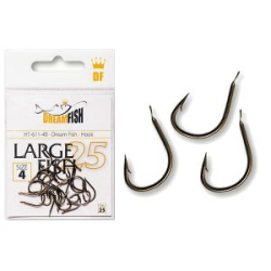 Крючки DreamFish Large Fish B #6 25 шт/уп