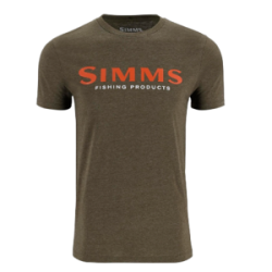 Футболка Simms Logo T-Shirt, Loden Heather, S