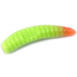 Силиконовая приманка Boroda Baits SiSiLiA 51 Floating цв. Шартрез/Ярко-оранжевый, 6 шт./уп. 