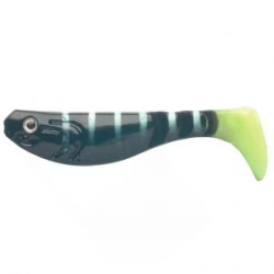 Силиконовая приманка Wake Flexfish 5" цв. NEON BLACK PERCH 530