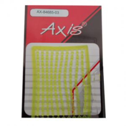 Стопора для бойлов, в рамке, жёлтый Axis AX-84685-03