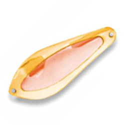 Блесна колеблющаяся Akara Legend Atom со вставкой 70 мм 15 гр. цвет Go(Cu)