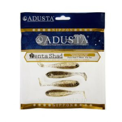 Силиконовая приманка Adusta Penta Shad 3" цв. #110 Sujiebi