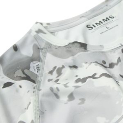 Термофутболка Simms SolarFlex LS Crewneck - Print, Riparian Camo, XXL