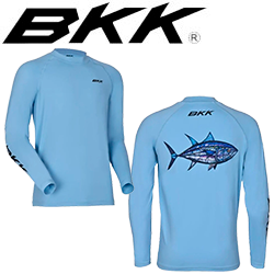BKK Long Sleeve Performance Shirt New Tuna Light Blue