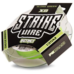 Шнур плетёный Strike Wire Instinct Braid X8 135m Gloss Green 0,15mm 9kg