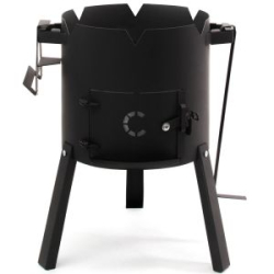 Печь под казан 8-10л "Сибирский Следопыт", d340, сталь 2мм, без трубы