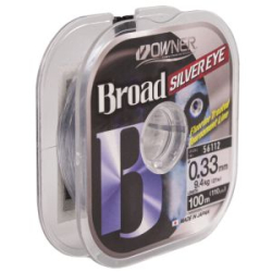 Леска Owner Broad Silver Eye 100м 0,12мм 1,5кг