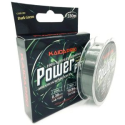 Леска Kaida Power Plus темно-зеленая 150м 0,40мм