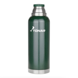 Термос Tonar (HS.TM-058-G) 1200ML с ситечком зеленый (2 крышки-кружки)