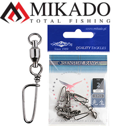 Mikado Coastlock BN (AMA-A4016) Шарико-подшипниковый вертлюг с застёжкой