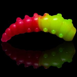 Силиконовая приманка Soorex Pro Major 42mm цв. #302 Chartreuse/Fuchsia Cheese 6pcs.