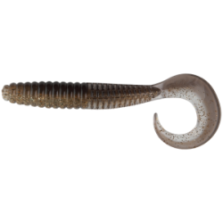 Силиконовая приманка @SnastiZdraste Твистер 12см #009-Дымок (4шт)