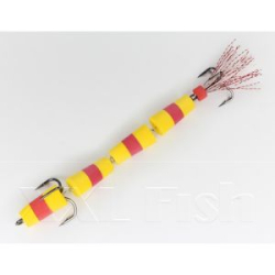 Приманка Мандула "Флажок" XXL Fish Модель №140 цв. ЖелтоКрасноЖелтый