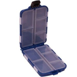 Коробка-раскладушка Kosadaka "Портсигар" TB-S14-BLU, 8.5*5*2см для мелочей, синяя