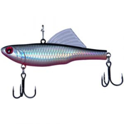 Воблер вертикальный EcoPro Vib Sandra-M 65мм 13гр цв. 030 Holo Silver