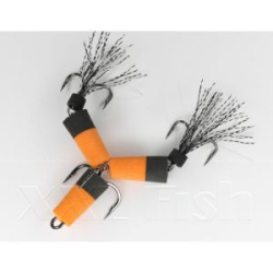 Приманка Мандула "Флажок" XXL Fish Модель №152 цв. ОранжевоОранжевоЧерный