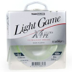 Леска плет. Team Salmo Light Game Fine Green X4 100m 0.04mm