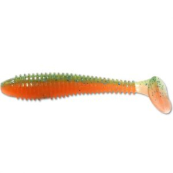 Силиконовая приманка Pike Hunter Ribbed Worm FAT 5.8" 15 см. #021 Arbuz (UV) (1 шт)