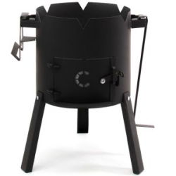 Печь под казан 16 л "СИБИРСКИЙ СЛЕДОПЫТ", d410, сталь 2мм, без трубы