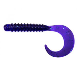 Силиконовая приманка Pike Hunter Tail Grub 3/7.6см #004 Violet (UV) 10шт