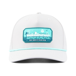 Бейсболка Grundens Skiffscript Vented Hat, Silver, One Size