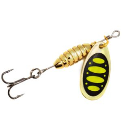 Блесна вращающаяся Mottomo Bug Blade #1 5.5g цв. Gold 13