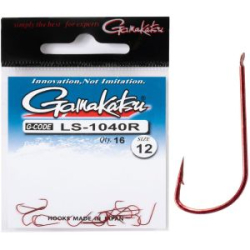 Крючок Gamakatsu Hook LS-1040R NEW LABEL RED № 12 16шт.