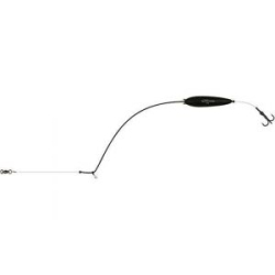 Поводок (монтаж) на сома Mikado Earth Worm Ready Rig Rattle, с трещёткой, поплавок 50г. (SMCT-008-50)