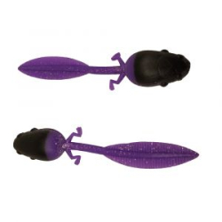 Силиконовая приманка Zombie Tango цвет Чёрный/Фиолетовый (Black/Purple)