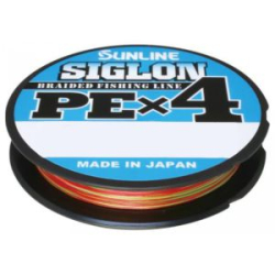 Плетёный шнур Sunline Siglon PE×4 200m (Multicolor 5C) #2/35LB