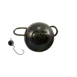 Вольфрамовая шарнирная головка Crazy Fish 6г цвет чёрный