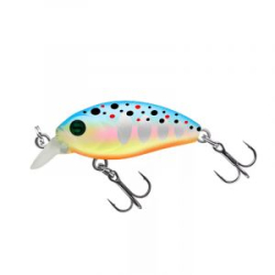 Воблер "Sprut" Rini Crank 32F (Floating/32mm/2,7g/0,1-0,6m/WBTR) + Два Одинарных Крючка (S-75M #6)