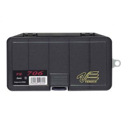 Коробка Meiho VS-706 Lure Case L GRY 5 отд. с разделителями  размеры: 186×103×34mm