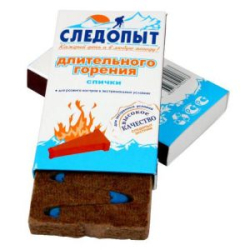 Спички охотничьи длительного горения "Следопыт-Экстрим" 10 шт.