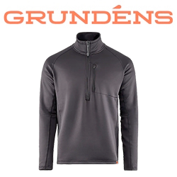Grundens Grundies Thermal 1/2 Zip, Black