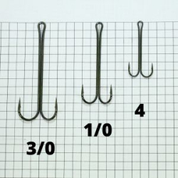 Двойной крючок Hanzo Double Hook Super Long №1/0 уп.10 шт. DHSL-1/0