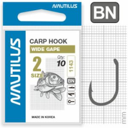 Крючок Nautilus Carp Wide gape 1143BN № 2