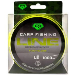 Леска Carp Pro Fluorocarbon Coated Fluo Yellow 300м 0,405мм