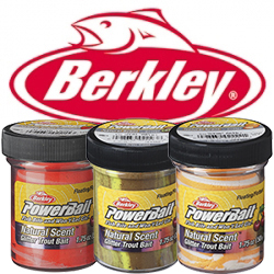 Berkley PowerBait Natural Glitter Trout Dough Fruits