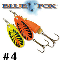 Blue Fox Vibrax Fluorescent #4 (BFF4)