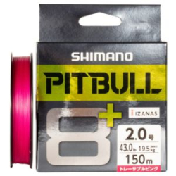 Шнур PE Shimano LD-M51T PITBULL 8+ 150m Red #1.2  27.1LB
