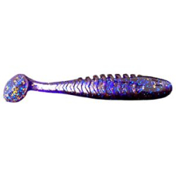 Силиконовые приманки 11Lures Loony Tail цвет Deep Purple